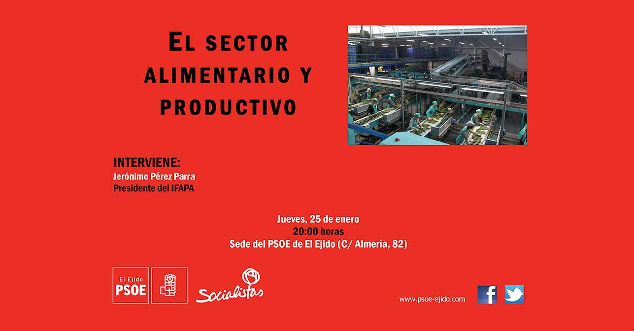 Cartel jornada sector alimentario 25-01-18