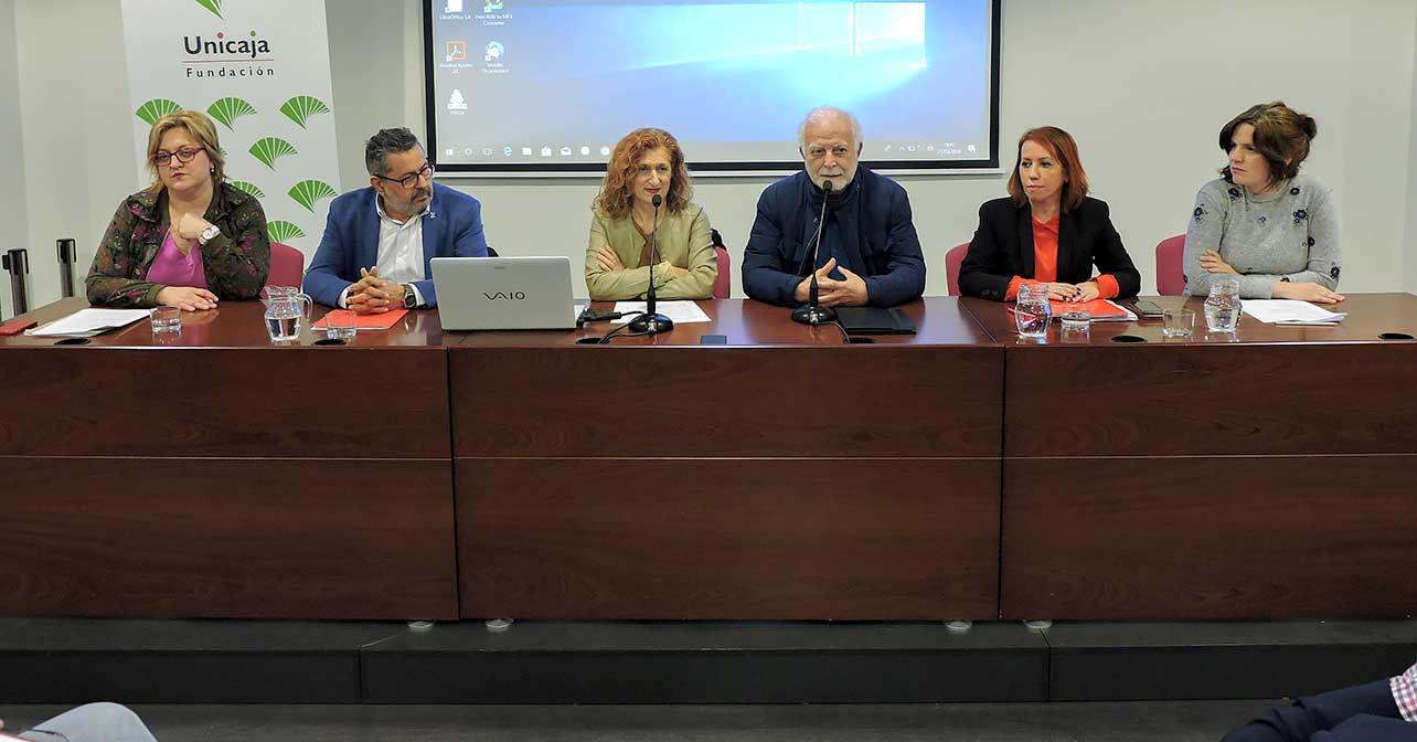 Francisca Serrano, Antonio Valdivieso, Antonia Amate, Alfonso Berlanga, Carmen Vidal y Ana Melado