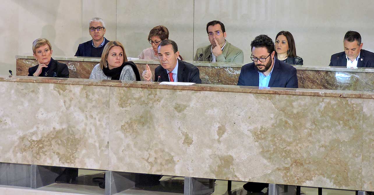 Grupo Socialista en el Pleno del Ayuntamiento de Almería