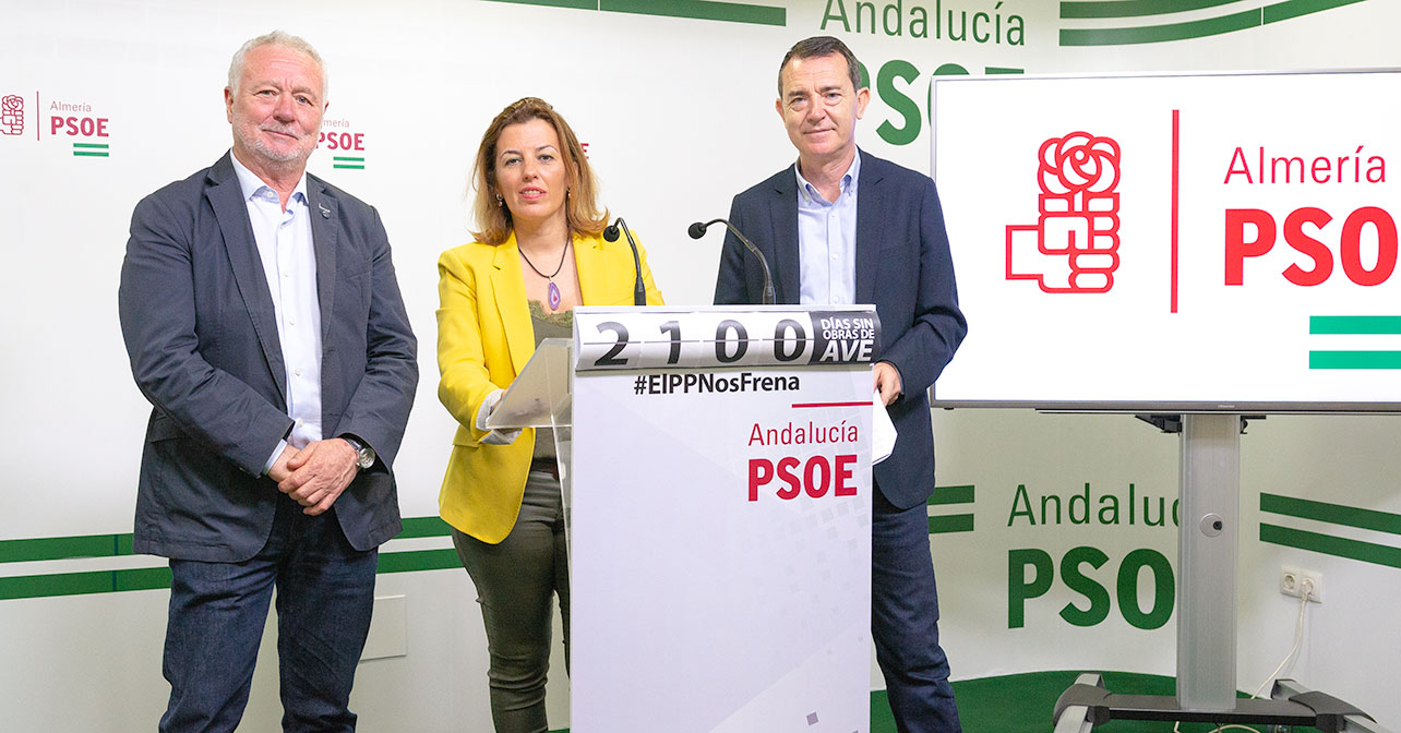 Rueda de prensa que ha ofrecido el Grupo Parlamentario Socialista de Almería sobre las enmiendas presentadas a los Presupuestos Generales del Estado para 2018