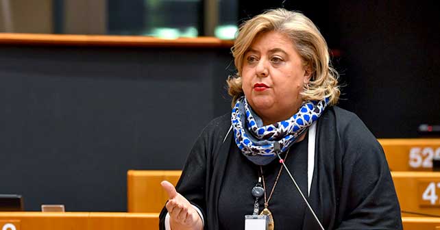 Clara Aguilera, eurodiputada socialista