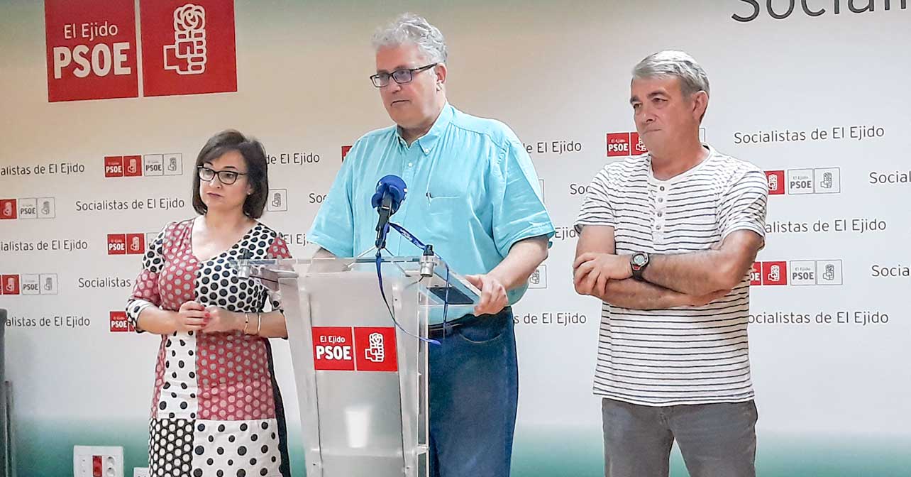 Ángeles Carvajal, Tomás Elorrieta y Ramón Luque