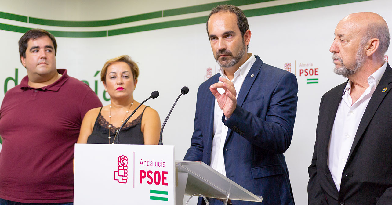 El portavoz del PSOE en el Ayuntamiento de Carboneras, José Luis Amérigo