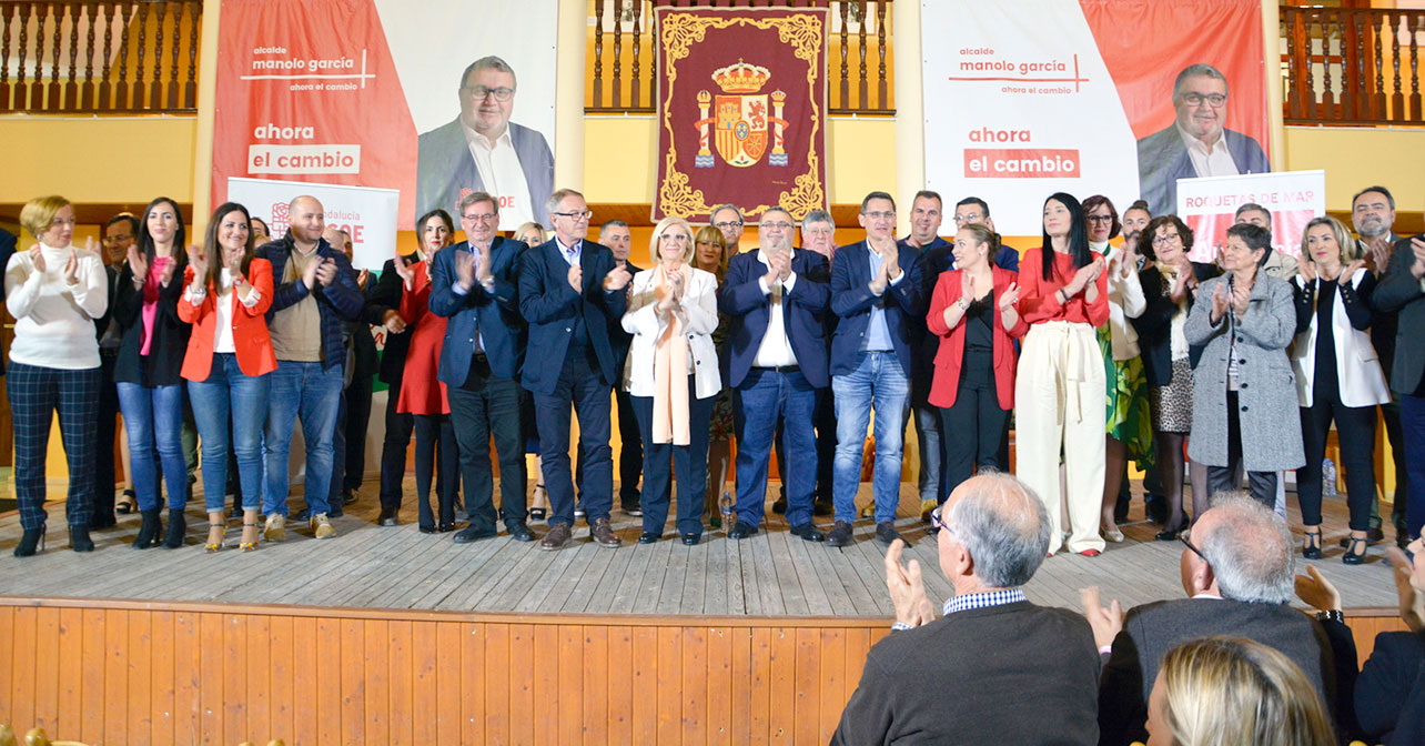 Foto candidatura PSOE Roquetas de Mar