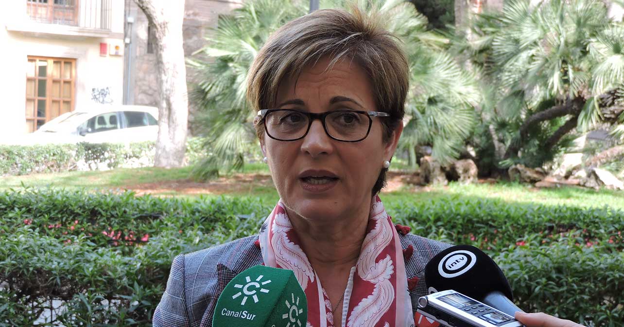 Adriana Valverde, portavoz del PSOE en el Ayuntamiento de Almería y candidata a la Alcaldía