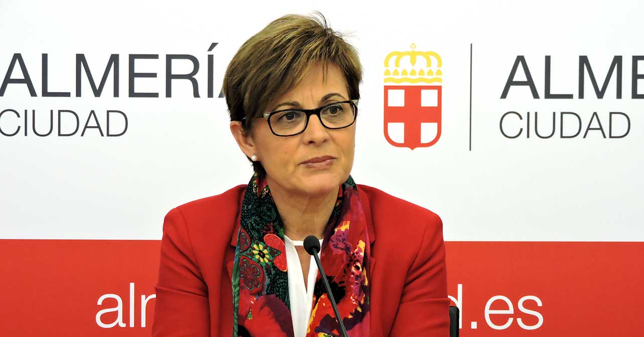 Adriana Valverde, portavoz del PSOE en el Ayuntamiento de Almería-