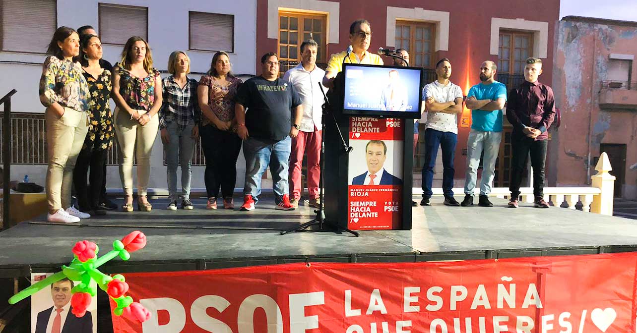 Presentación de la candidatura del PSOE de Rioja para las elecciones municipales