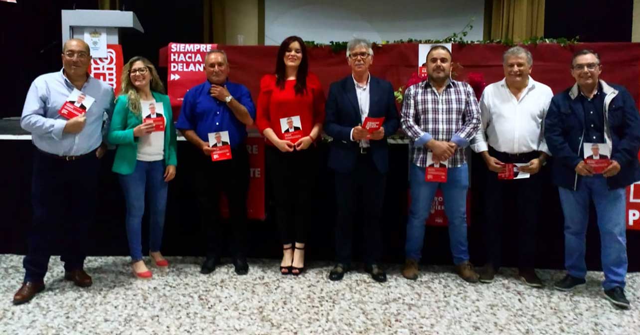 Presentación de la candidatura del PSOE de Rágol para las elecciones municipales