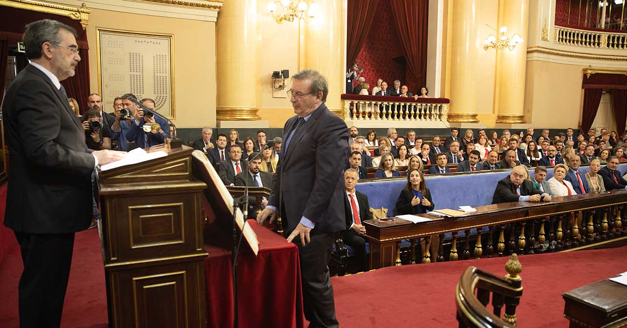El senador por el PSOE de Almería, Fernando Martínez