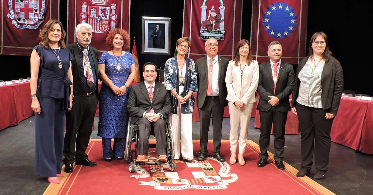 El Grupo Socialista en la constitución del Ayuntamiento de Almería
