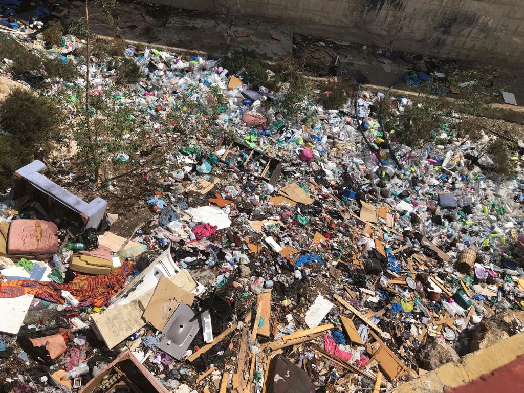 Basura en el Barranco Caballar