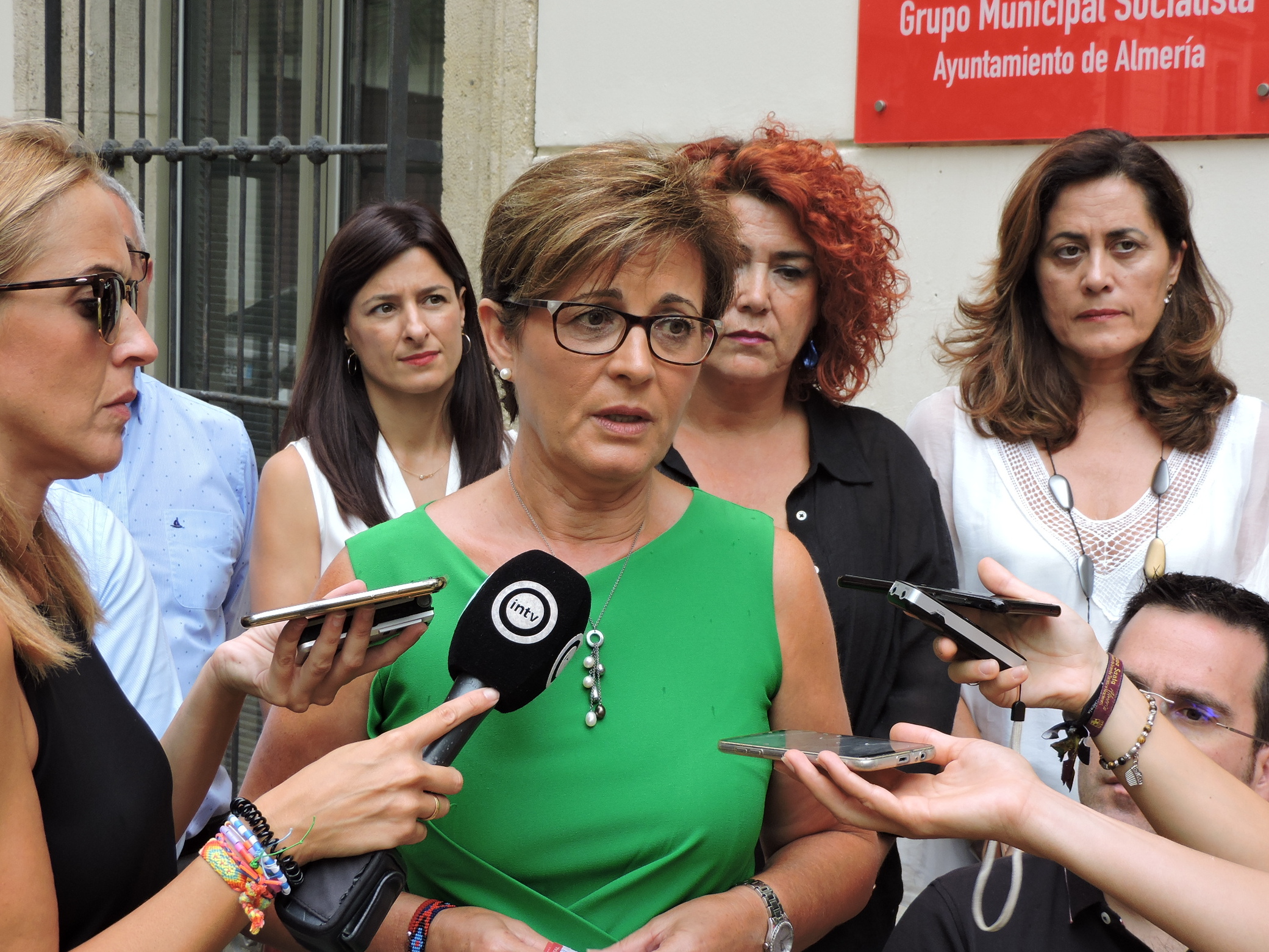 Adriana Valverde, portavoz del PSOE en el Ayuntamiento de Almería