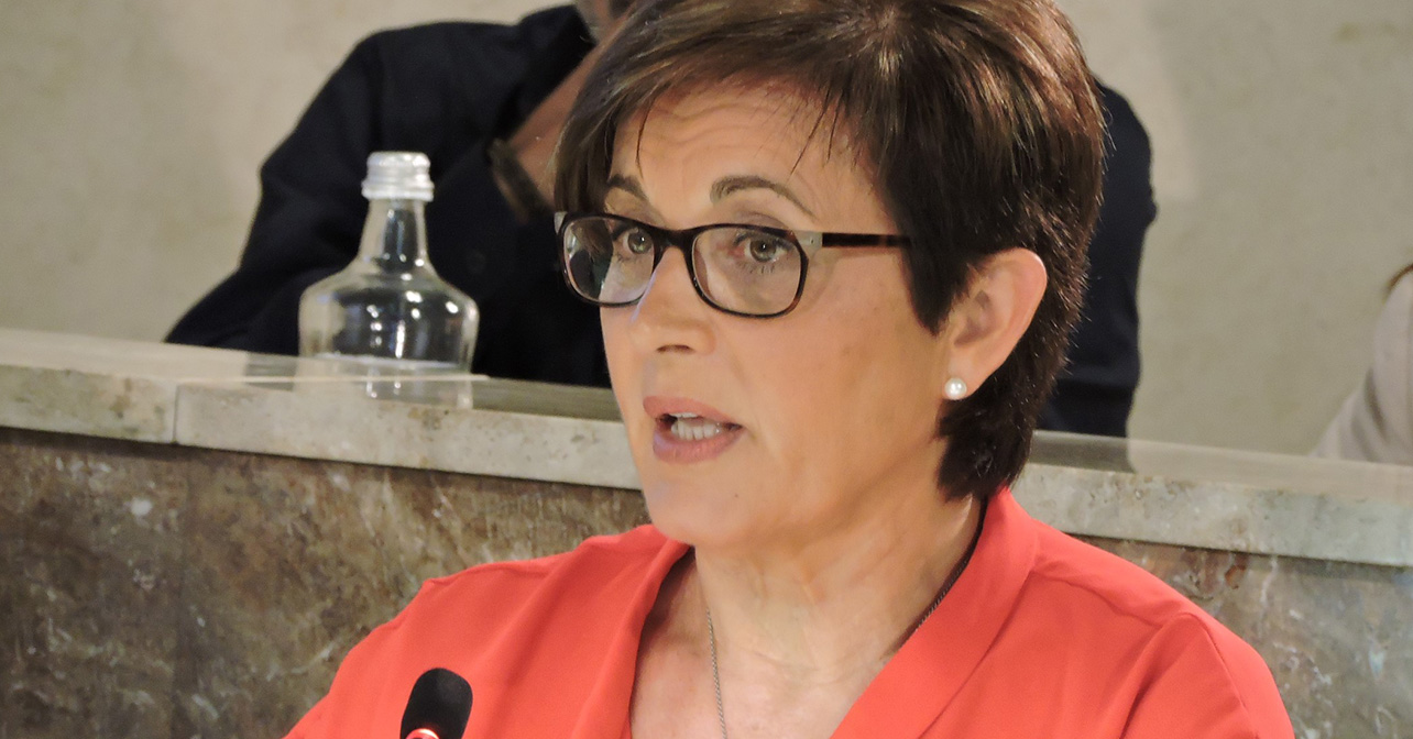 Adriana Valverde, portavoz del PSOE en el Ayuntamiento de Almería