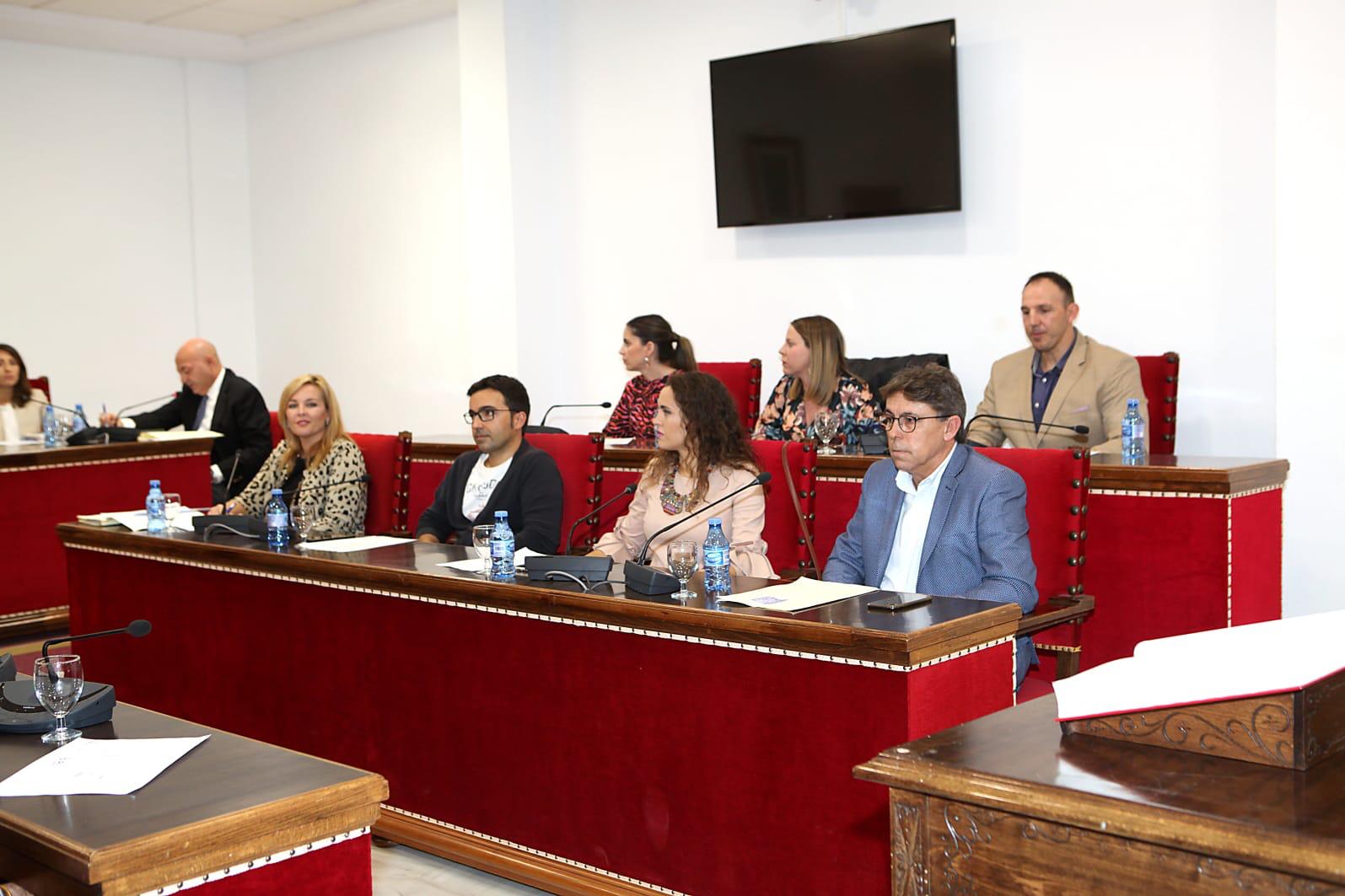 Grupo Socialista en el Pleno del Ayuntamiento de Adra