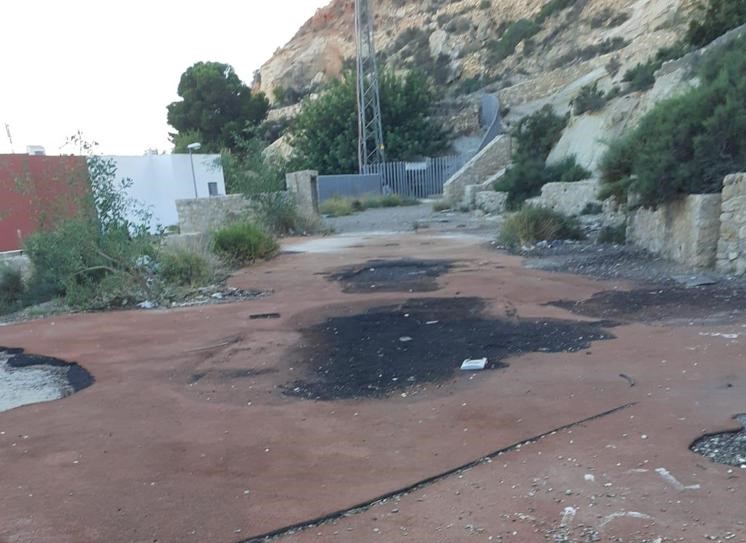 Entorno a mejorar en acceso a Canteras Califales