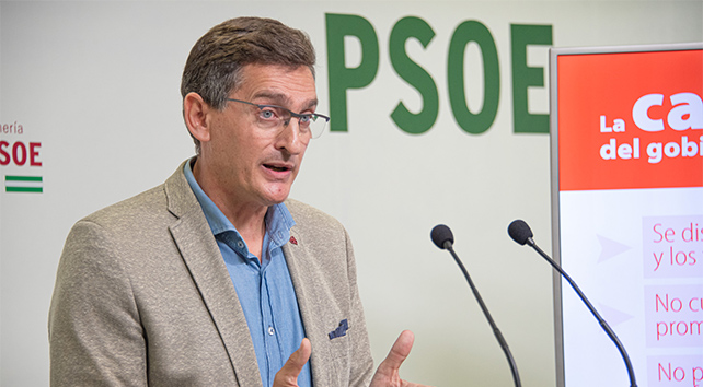 José Luis Sánchez Teruel, parlamentario andaluz y secretario general del PSOE de Almería