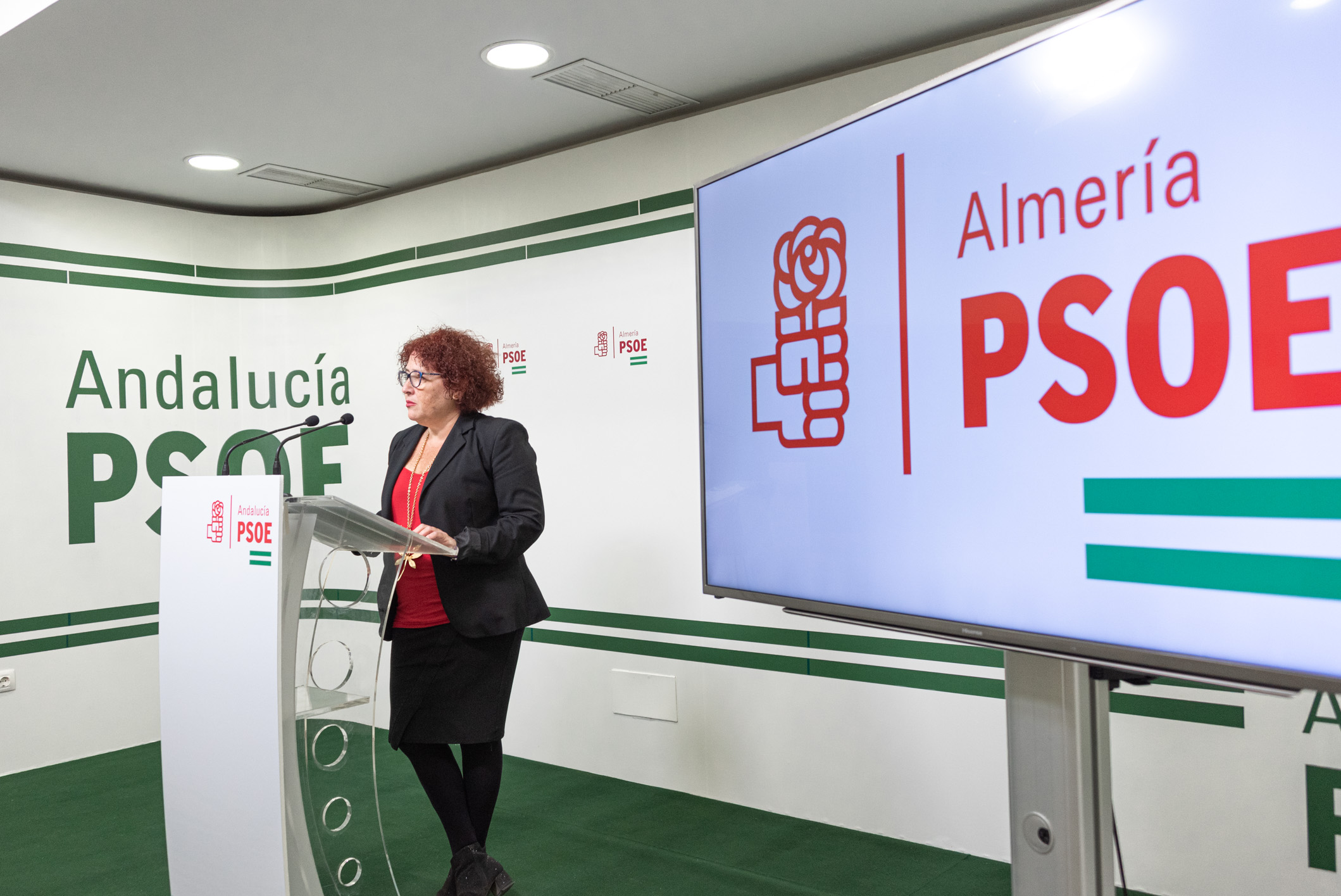 Aurelia Jiménez, secretaria de Políticas contra la Violencia hacia las Mujeres del PSOE de Almería