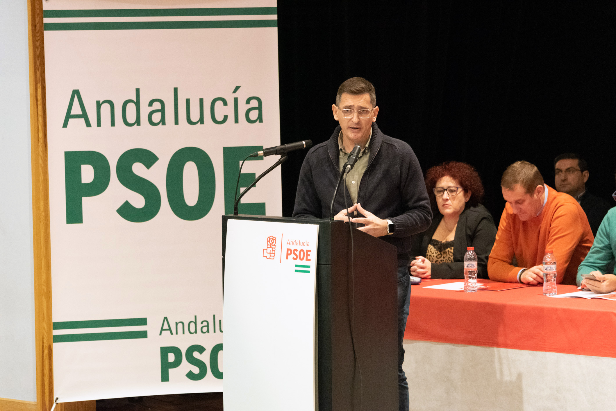 Intervención del secretario general del PSOE de Almería, José Luis Sánchez Teruel, en el Comité Provincial celebrado en Rioja