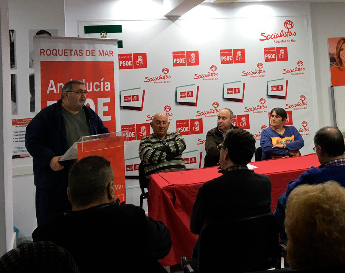 Asamblea del PSOE de Roquetas de Mar