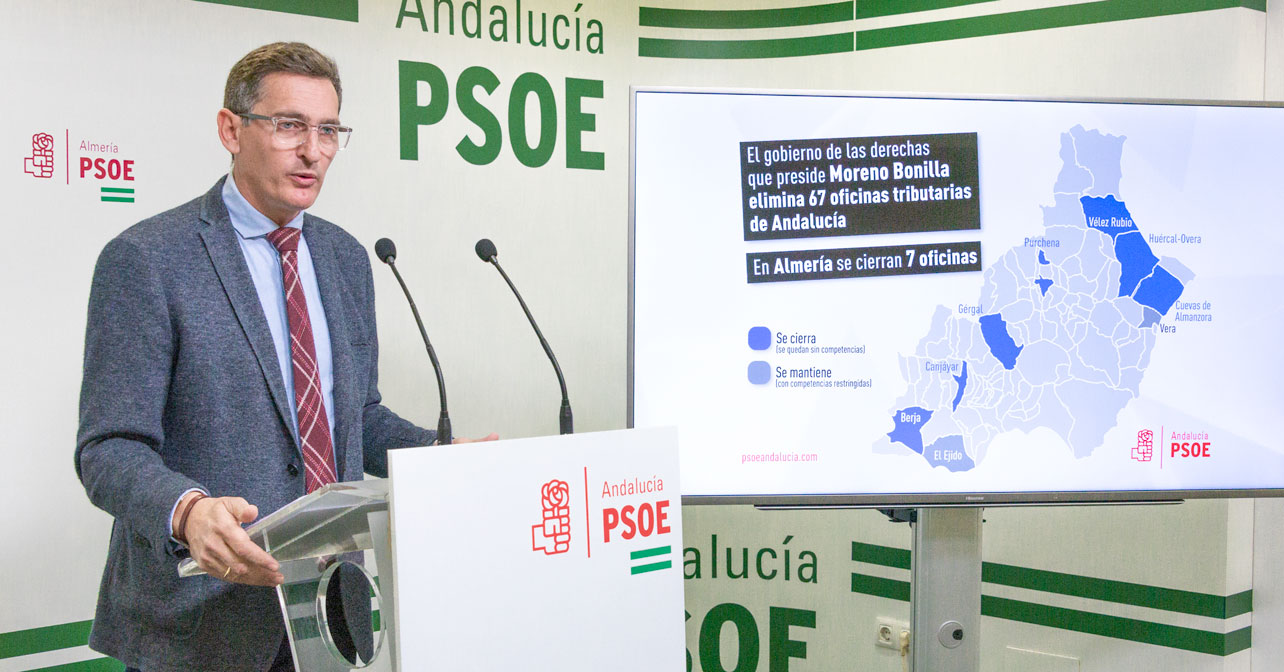 José Luis Sánchez Teruel, parlamentario andaluz y secretario general del PSOE de Almería
