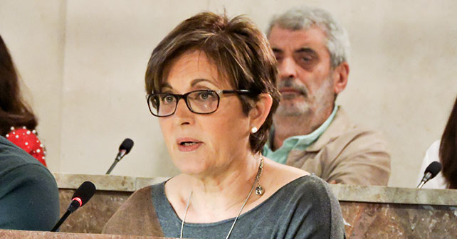 Adriana Valverde, portavoz del PSOE en el Ayuntamiento de Almería