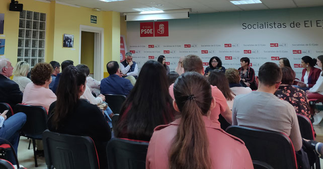 Jornada feminista 8M organizada por el PSOE de El Ejido