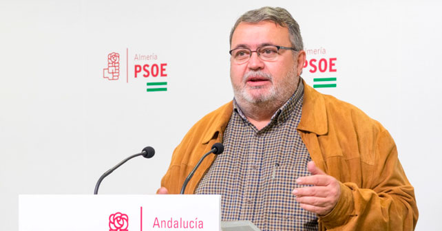 Manolo García, portavoz del PSOE en el ayuntamiento de Roquetas de Mar