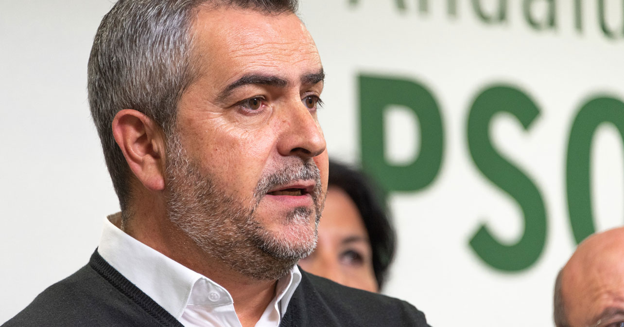 Juan Antonio Lorenzo, portavoz del Grupo Socialista en la Diputación Provincial