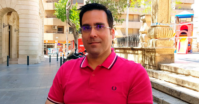 Pedro Díaz, concejal del PSOE en el Ayuntamiento de Almería
