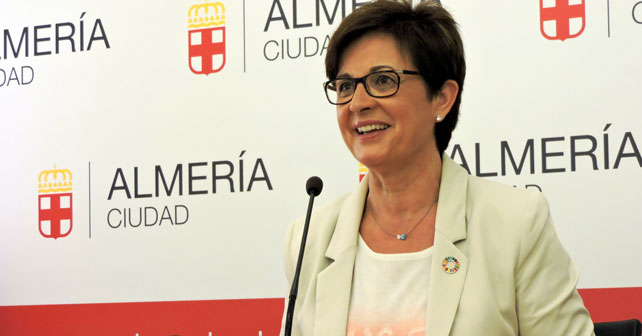 Adriana Valverde, portavoz del PSOE en el Ayuntamiento de Almería