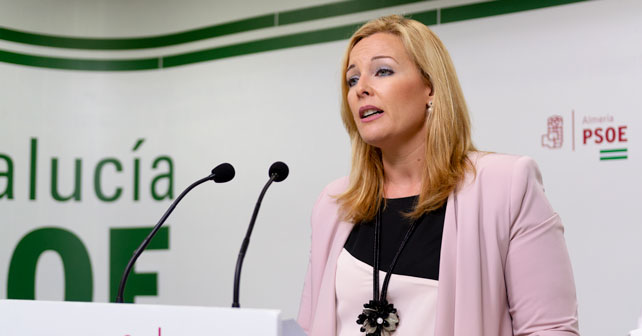 Teresa Piqueras, portavoz del PSOE en el Ayuntamiento de Adra