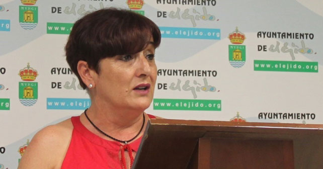 Maribel Carrión, portavoz del PSOE en el Ayuntamiento de El Ejido