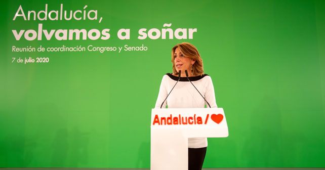 Susana Díaz, secretaria general del PSOE de Andalucía