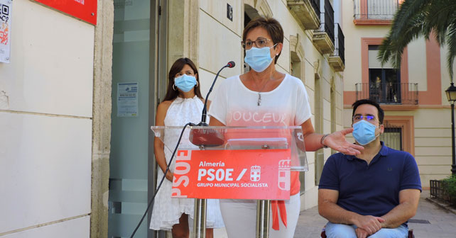 Adriana Valverde, portavoz del PSOE en el Ayuntamiento de Almería