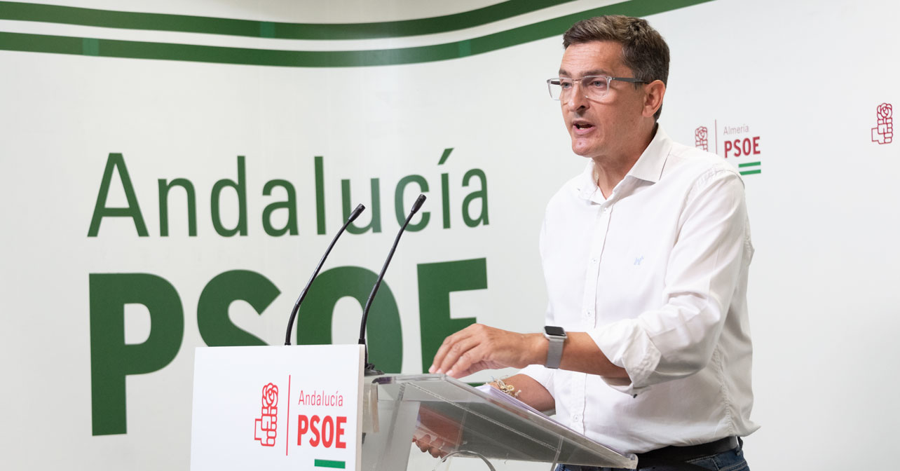 José Luis Sánchez Teruel, secretario general del PSOE de Almería