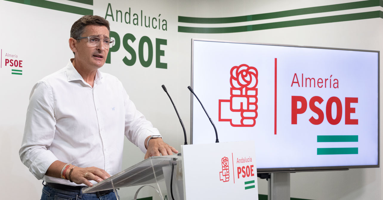 José Luis Sánchez Teruel, secretario general del PSOE de Almería