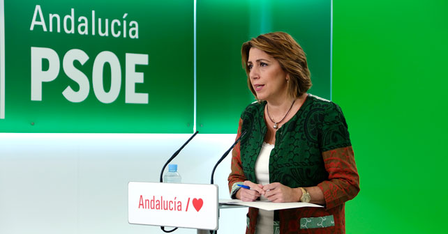 Susana Díaz, secretaria general del PSOE de Andalucía