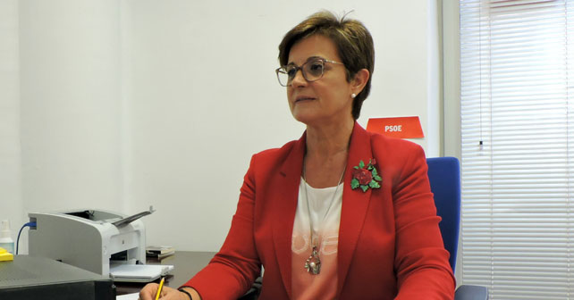 Adriana Valverde, portavoz del PSOE en el Ayuntamiento de Almería