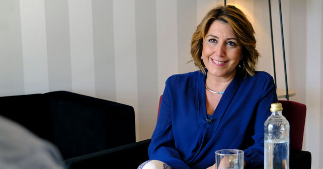 Susana Díaz, secretaria general del PSOE de Andalucía