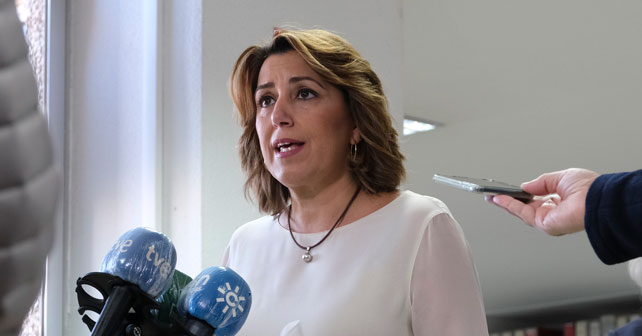 Susana Díaz, secretaria general del PSOE de Andalucía