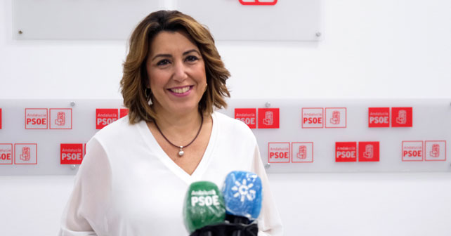 Susana Díaz, secretaria general del PSOE de Andalucía