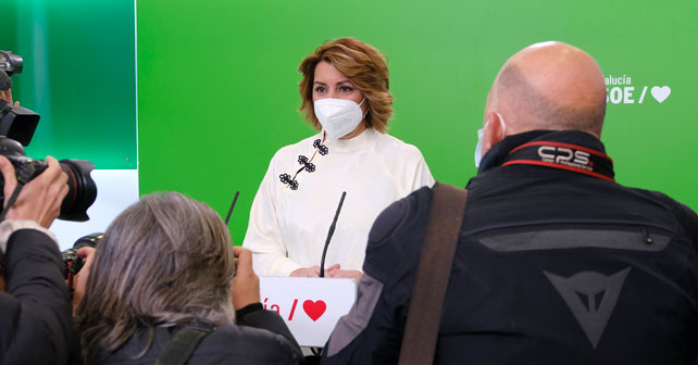 Susana Díaz, secretaria general del PSOE de Andalucía