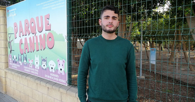 Federico Galdeano, secretario general de Juventudes Socialistas de El Ejido