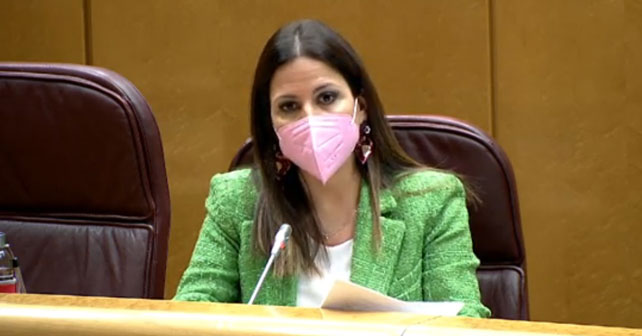 Inés Plaza, senadora del PSOE de Almería