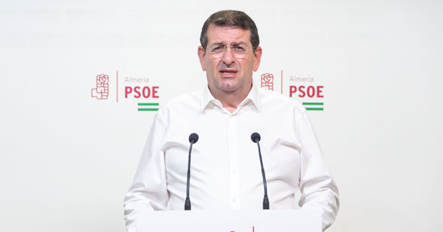 Martín Gerez, portavoz del PSOE en el Ayuntamiento de Vera