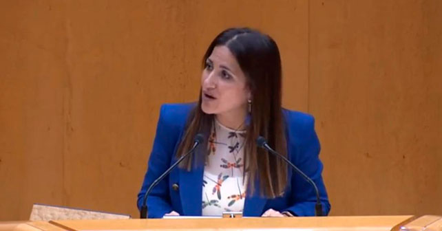 Inés Plaza, senadora del PSOE de Almería