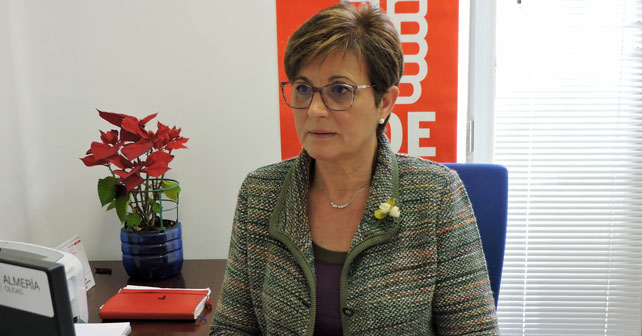 Adriana Valverde, portavoz del PSOE en el Ayuntamiento de Almería