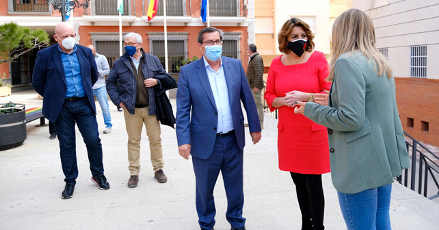 La secretaria general del PSOE de Andalucía, Susana Díaz, visita Gualchos-Castell de Ferro