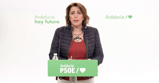 Susana Díaz, secretaria general del PSOE de Andalucía