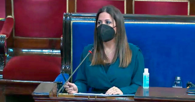 Inés Plaza, senadora del PSOE de Almería